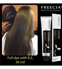 Freecia Professional Full Dye With 8.2 30 Vol Hair Coloring